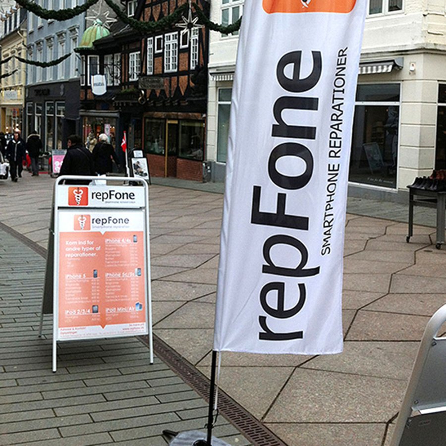 Outdoor Bow Flag, pole, medium