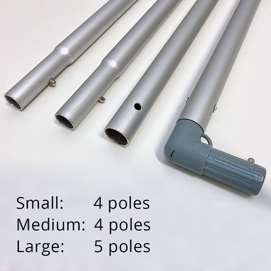 Outdoor Square Flag, pole, large