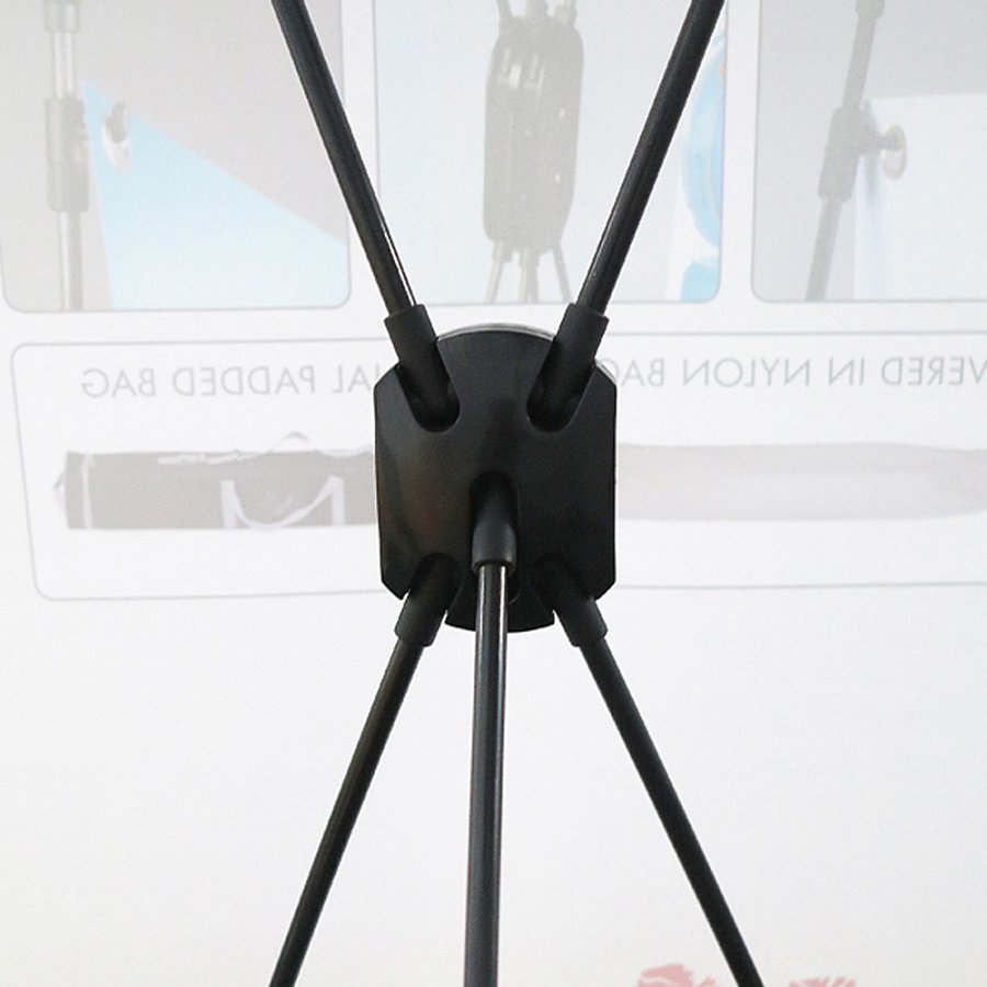 X-banner Stand, black, 55 x 150 cm