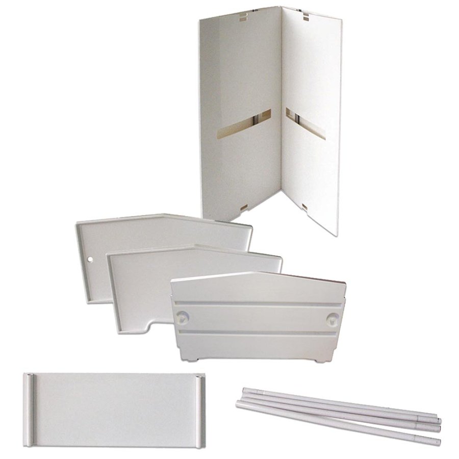 Basic Counter with Logotop, white