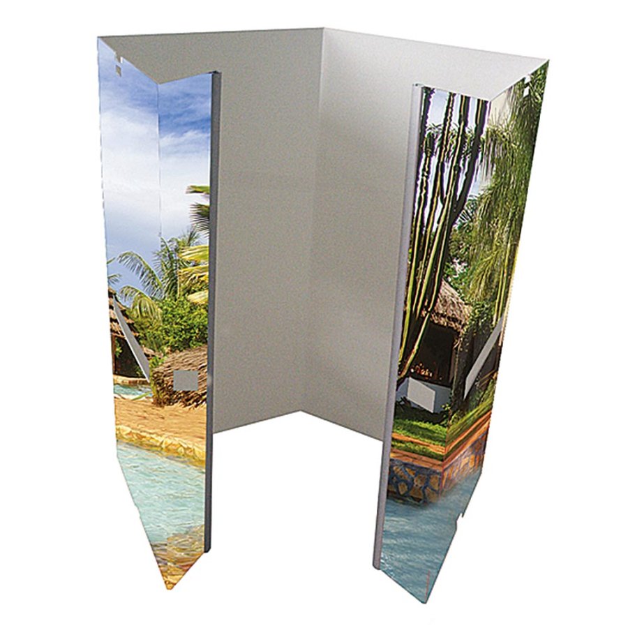 Basic Counter with Logotop, white