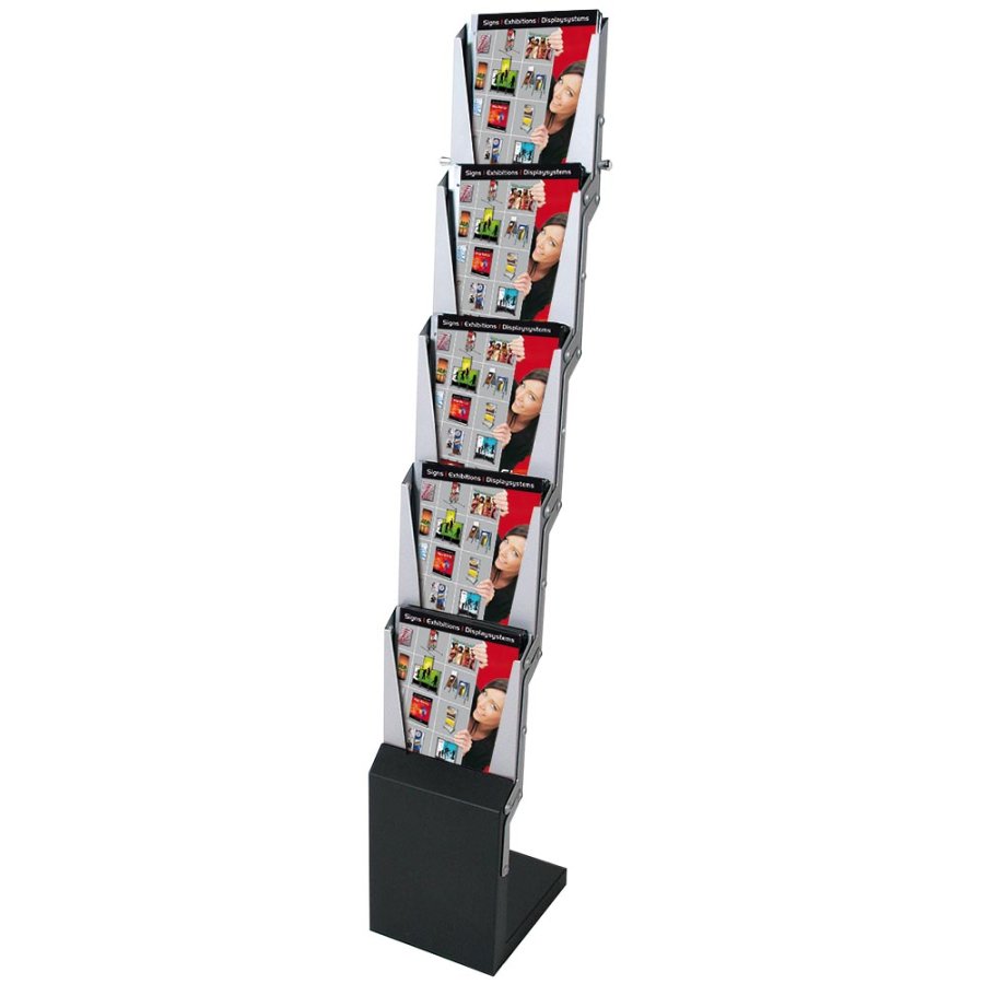 QUICK BROCHURE STAND 5xA4 w/bag
