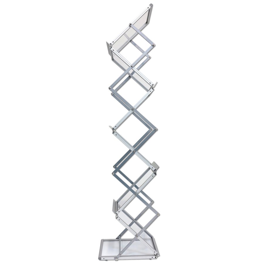 FLEX BROCHURE STAND 6 x A3 w/case