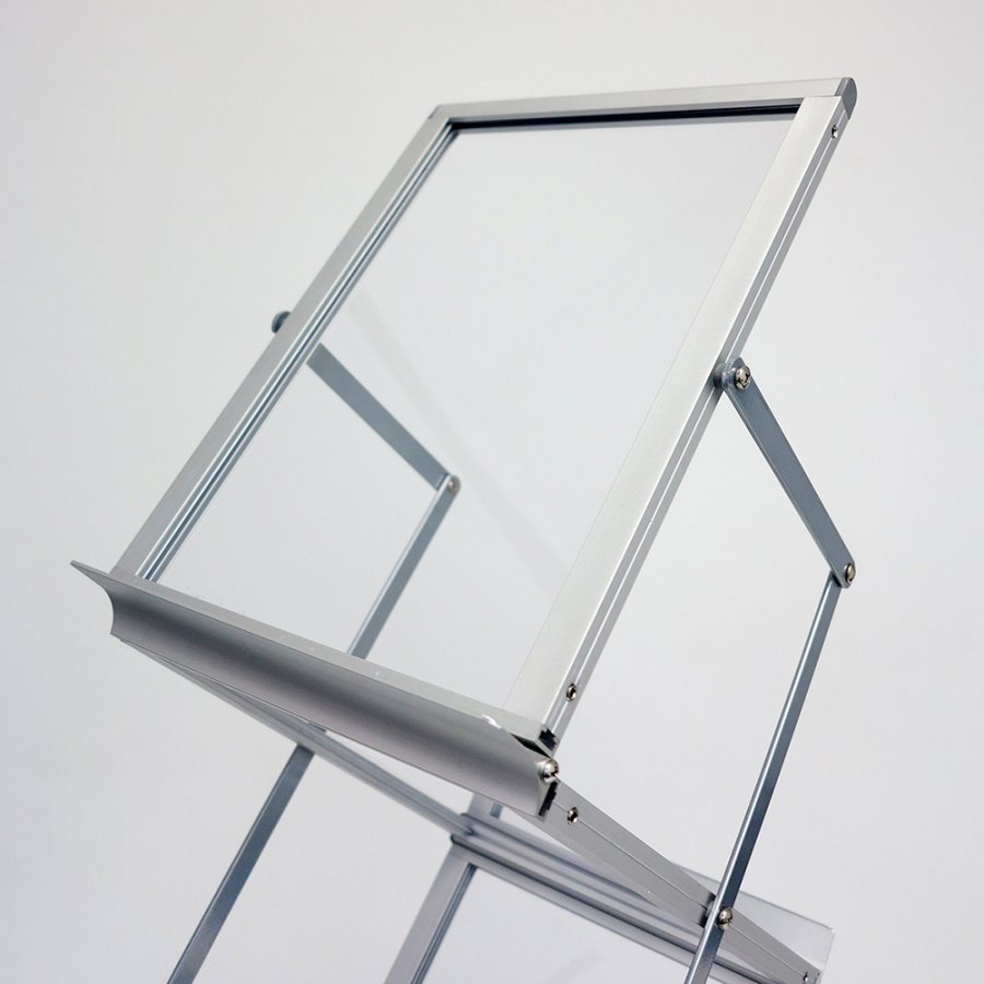 Flex Brochure Stand, 6 x A4, with suitcase