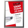 Alu snap frame 20 mm, 50 x 70, silver #9