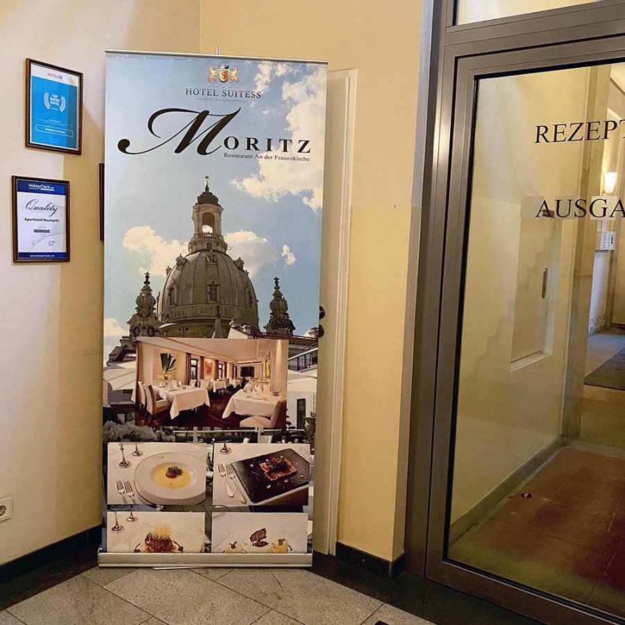 Basic Roll-up, single sided, 80 cm, alu