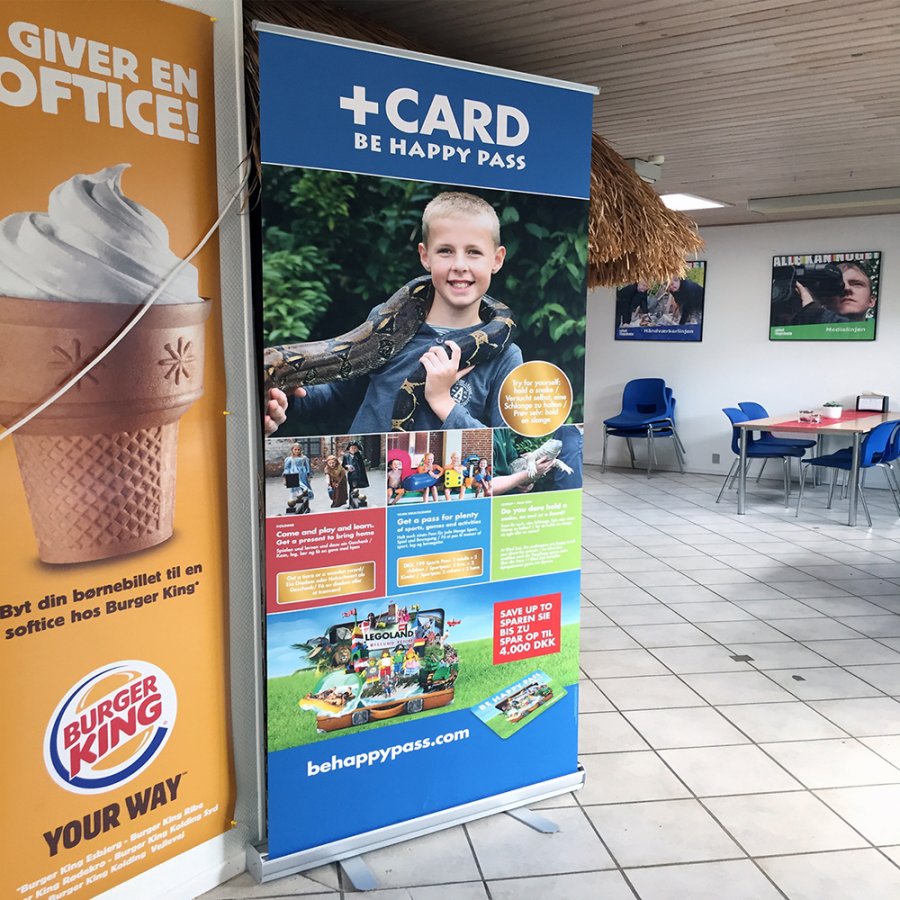 Basic Roll-up, single sided, 120 cm, alu