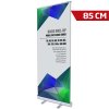 Basic Roll-up, single sided, 85 cm, alu #1