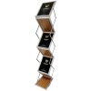 Flex Brochure stand 6 x A4, alu/wood incl. suitcase #2