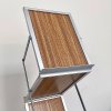 Flex Brochure stand 6 x A4, alu/wood incl. suitcase #4