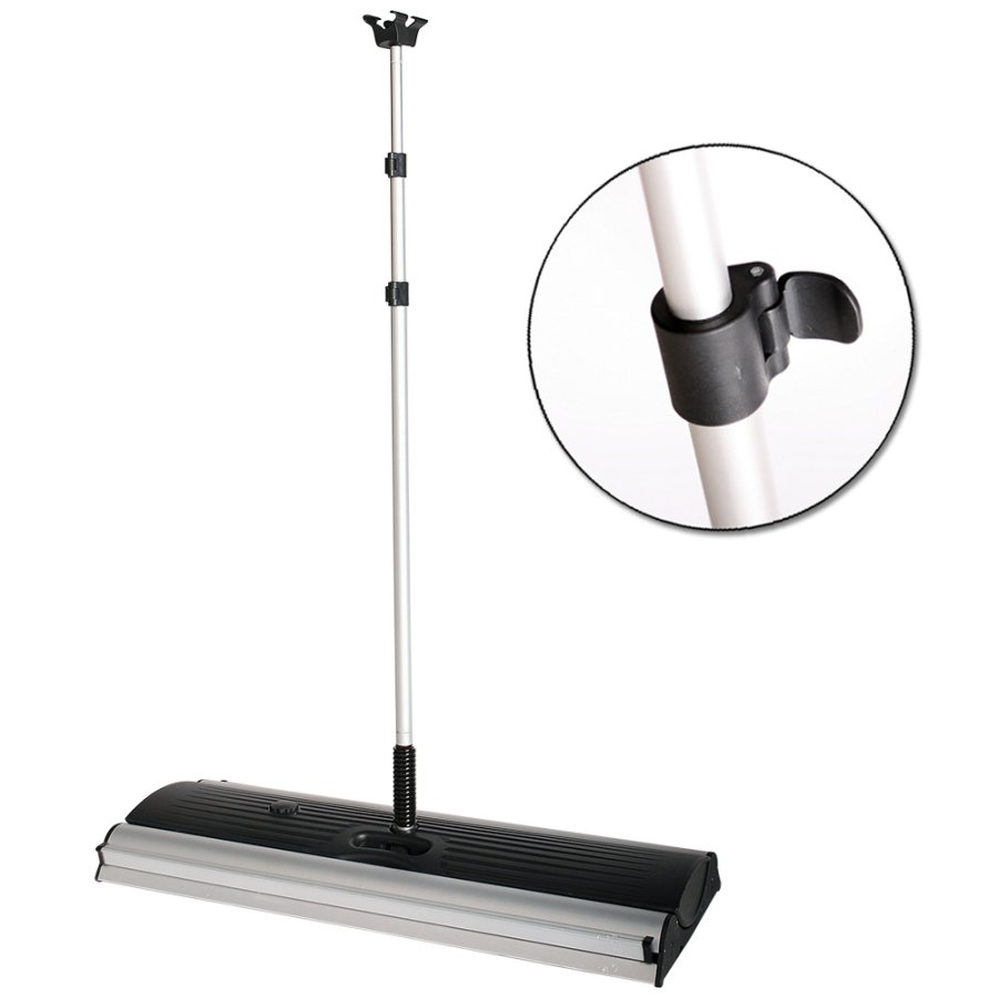 Outdoor Roll-up Waterbase,double sided, 85 cm, with telescopic pole