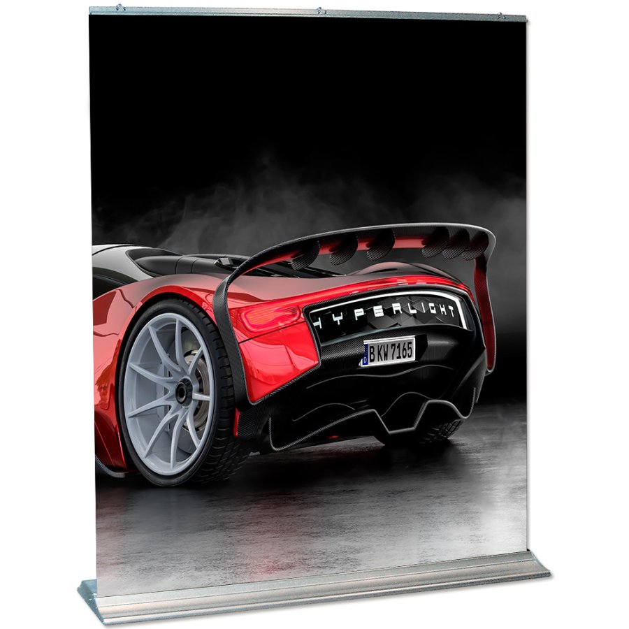 Mega Roll-up, single sided, 149 cm, alu