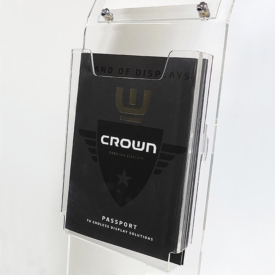Acrylic Info Stand, for A4 brochures