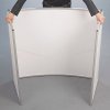 Curved Counter, exhibition desk with white top plate #4