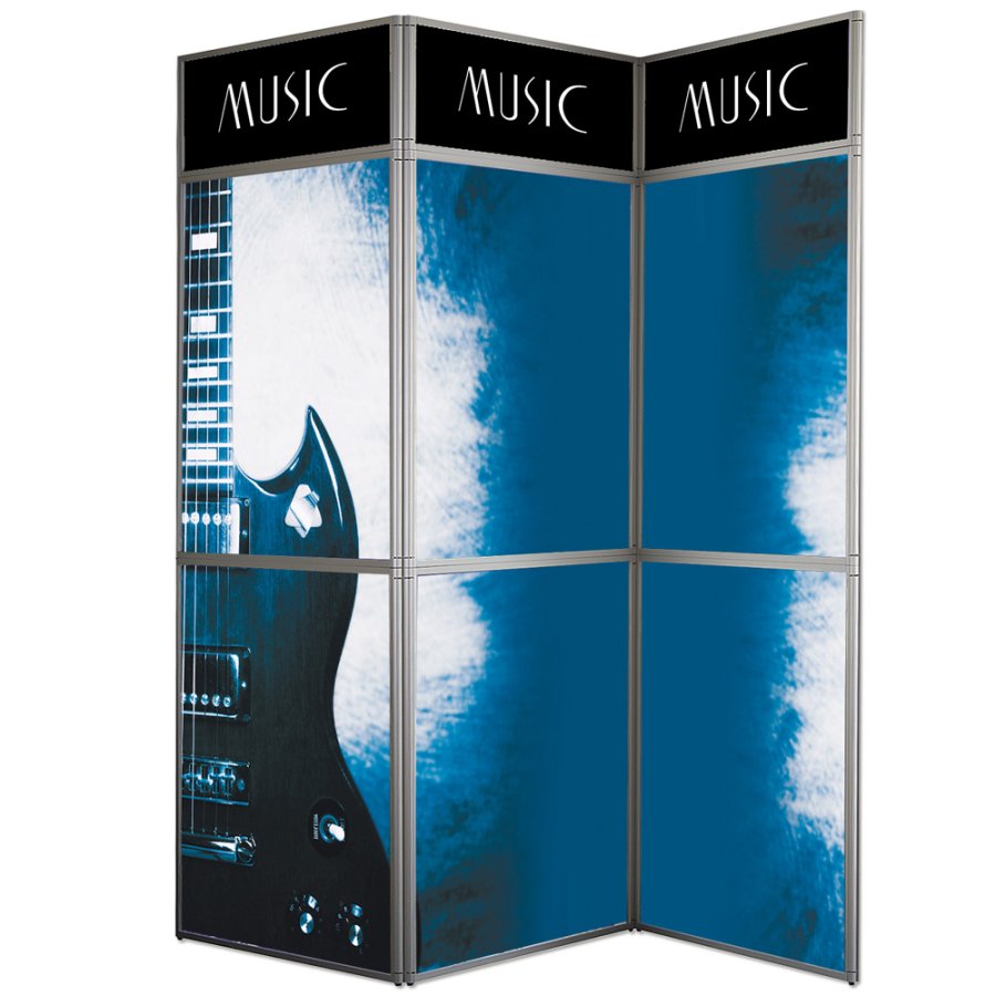 Expo Wall, 3 sections, 219 x 239 cm