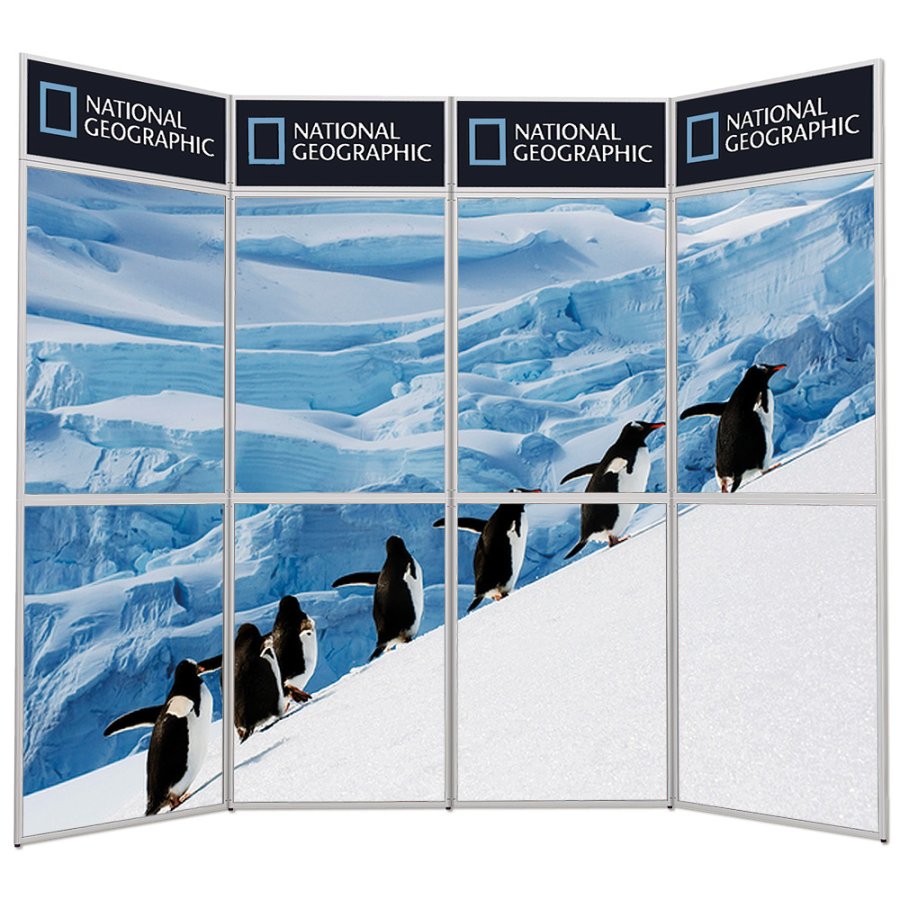 Expo Wall, 4 sections, 292 x 239 cm