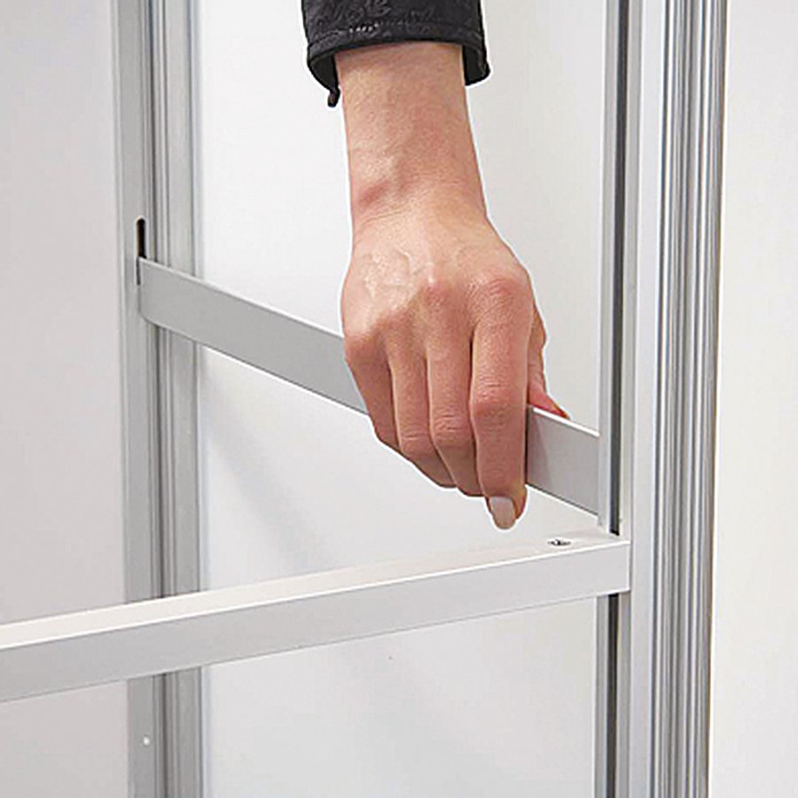 Expo Counter, 5-sided exhibition desk with white top plate