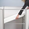 Expo Counter, 5-sided exhibition desk with white top plate #7