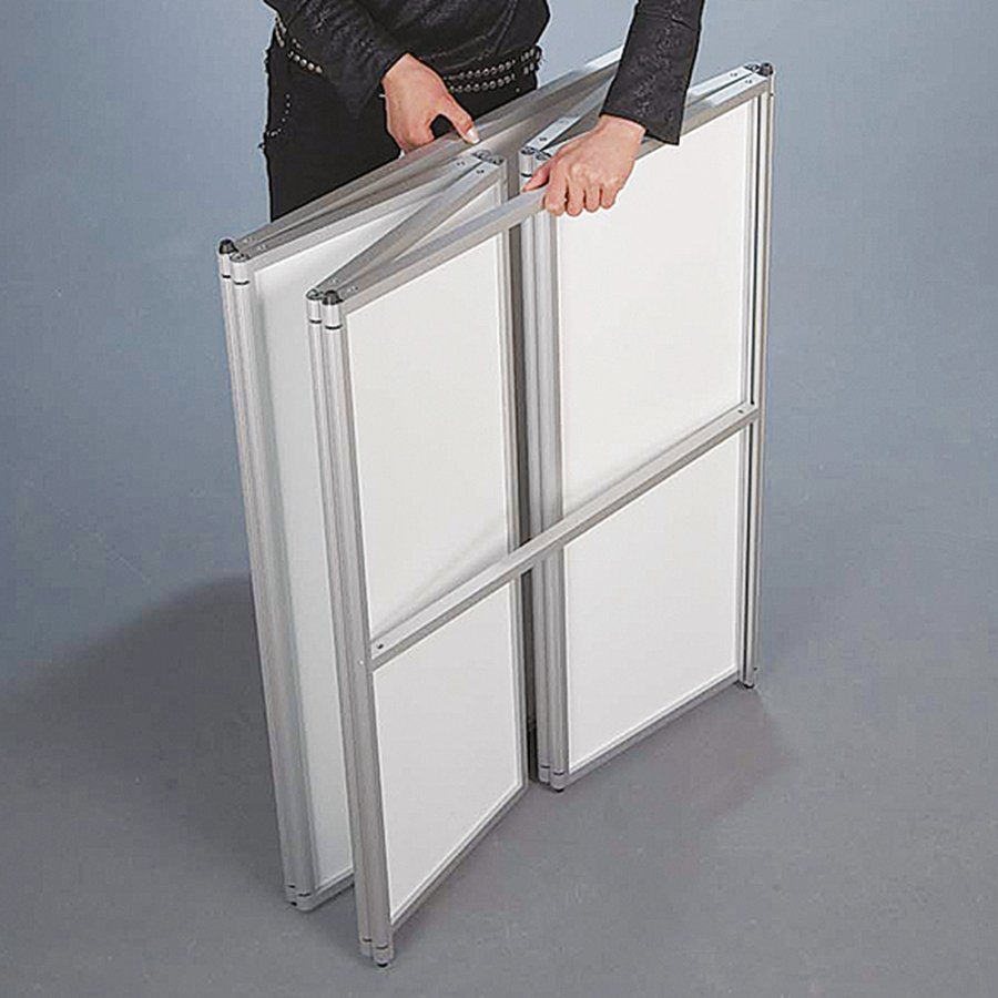 Expo Counter, 5-sided exhibition desk with white top plate