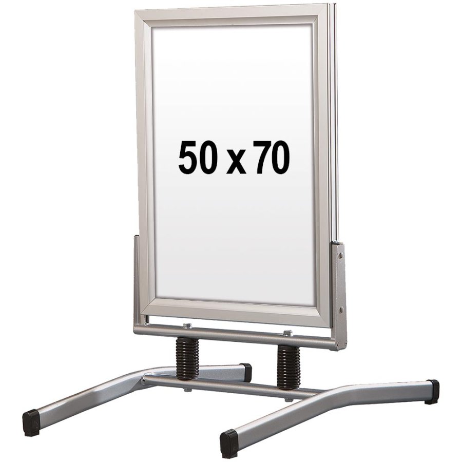 Wind-Line Lux Pavement Board, silver, 50 x 70 cm