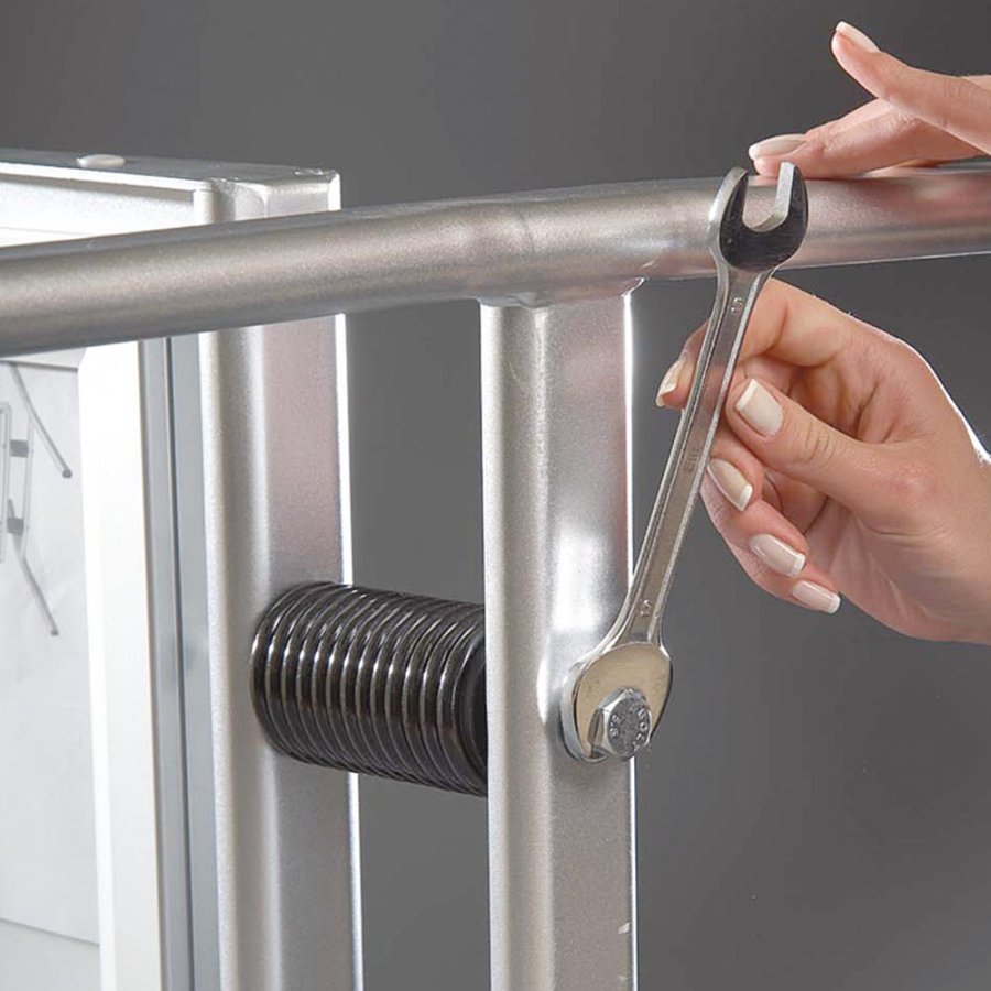 Wind-Line Lux Pavement Board, silver, 100 x 140 cm