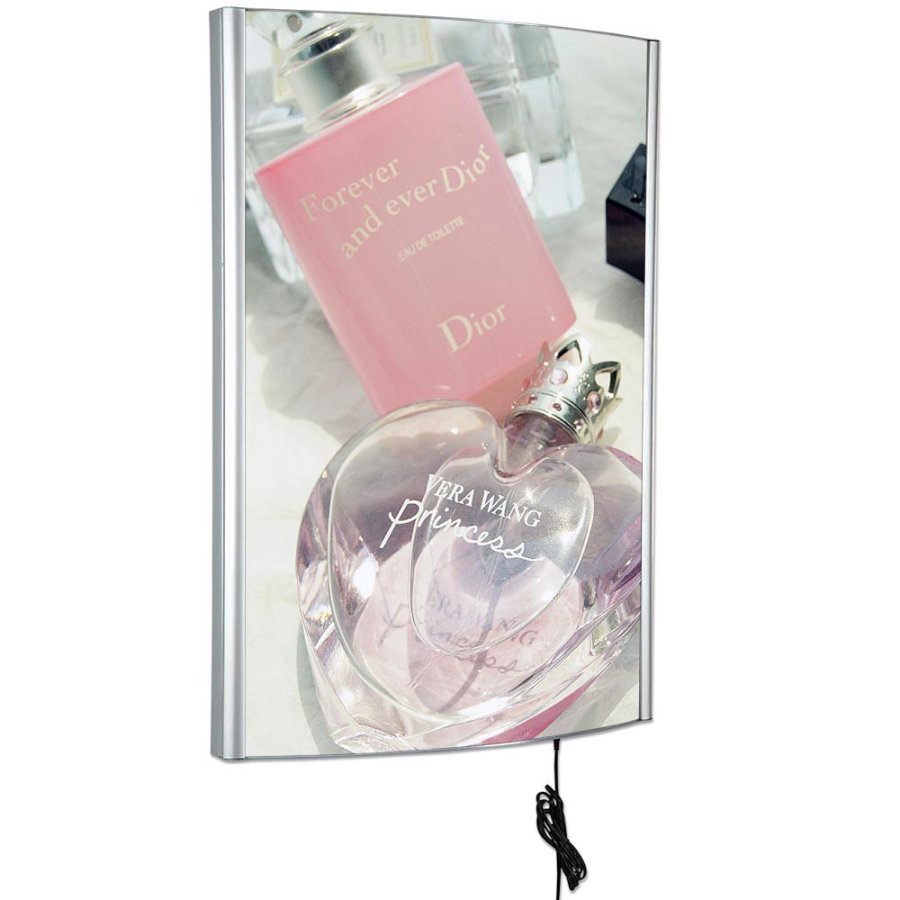 LED CONVEX LIGHTBOX 50x70cm alu