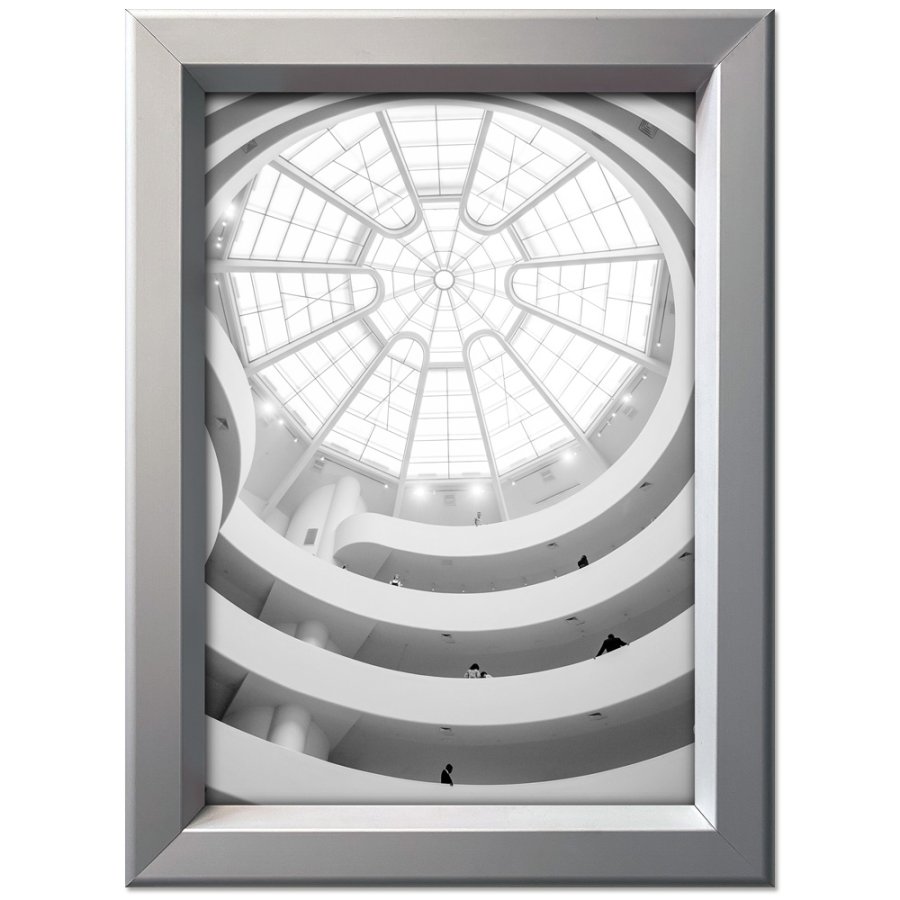 Security snap frame, 42 mm, A2, silver