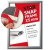 Alu snap frame Fast-Fix 25 mm, A3, silver #12