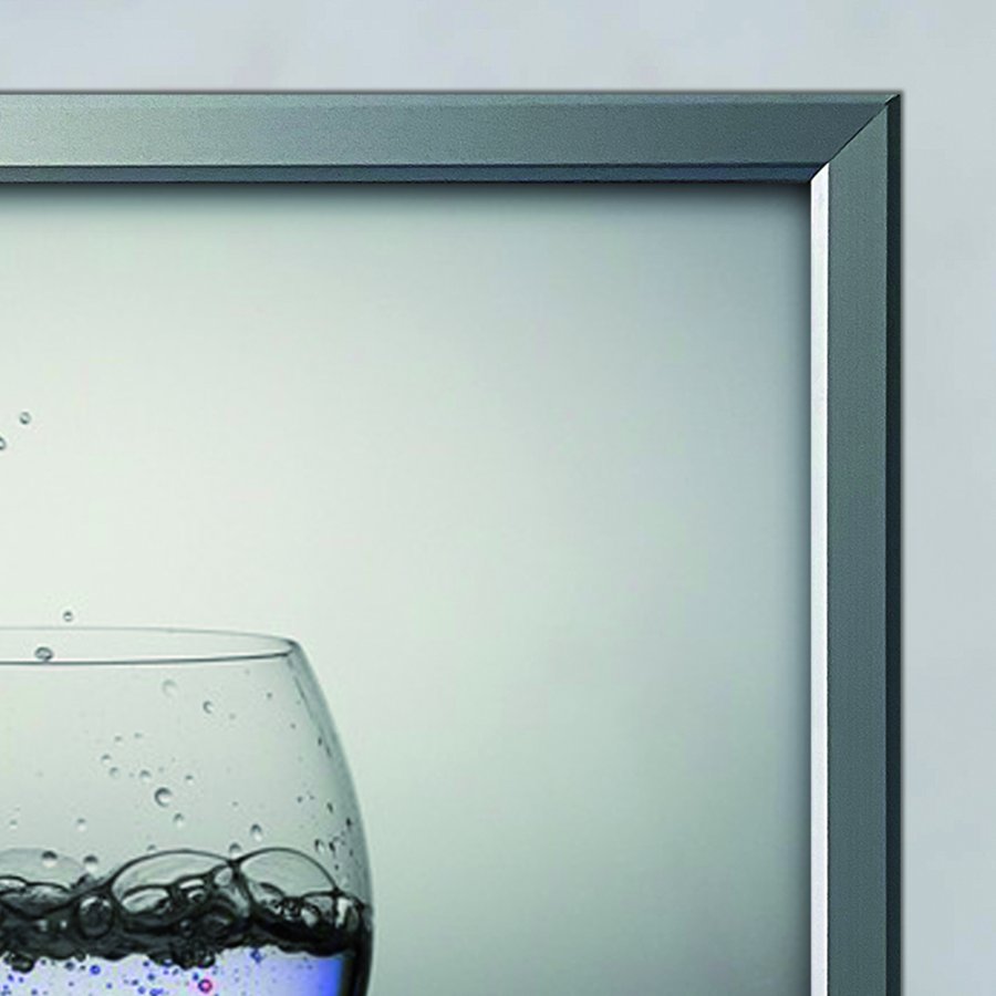 Alu snap frame 20 mm, 70 x 100, silver