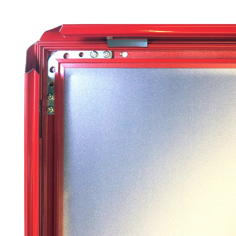 Alu snap frame, 32 mm, A2, red