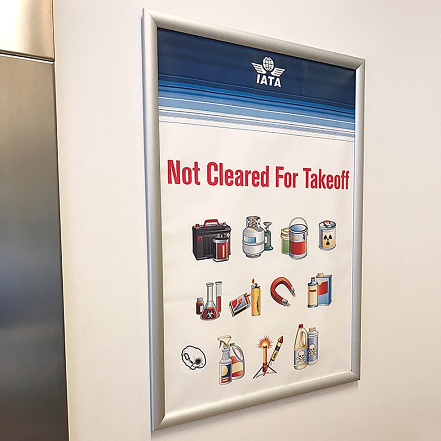 Snap frame Fast-Fix, alu/silver, 25 mm, A4