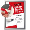 Snap frame Fast-Fix, alu/silver, 25 mm, A4 #12