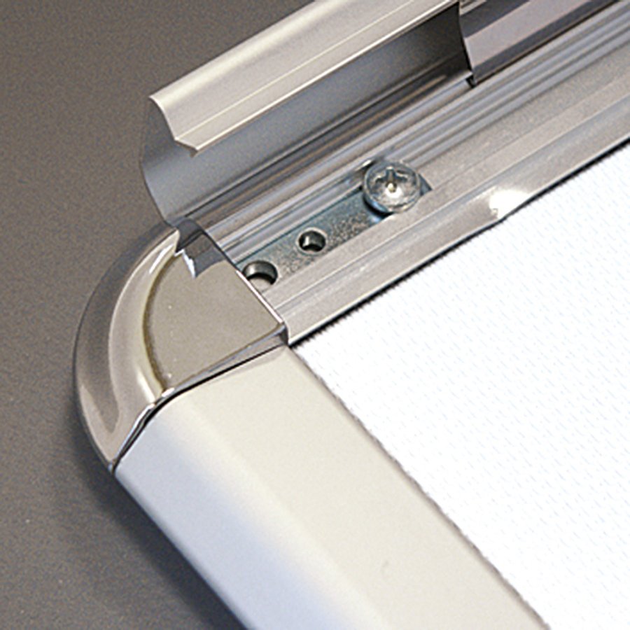Alu snap frame Rondo, 32 mm, 50 x 70, silver
