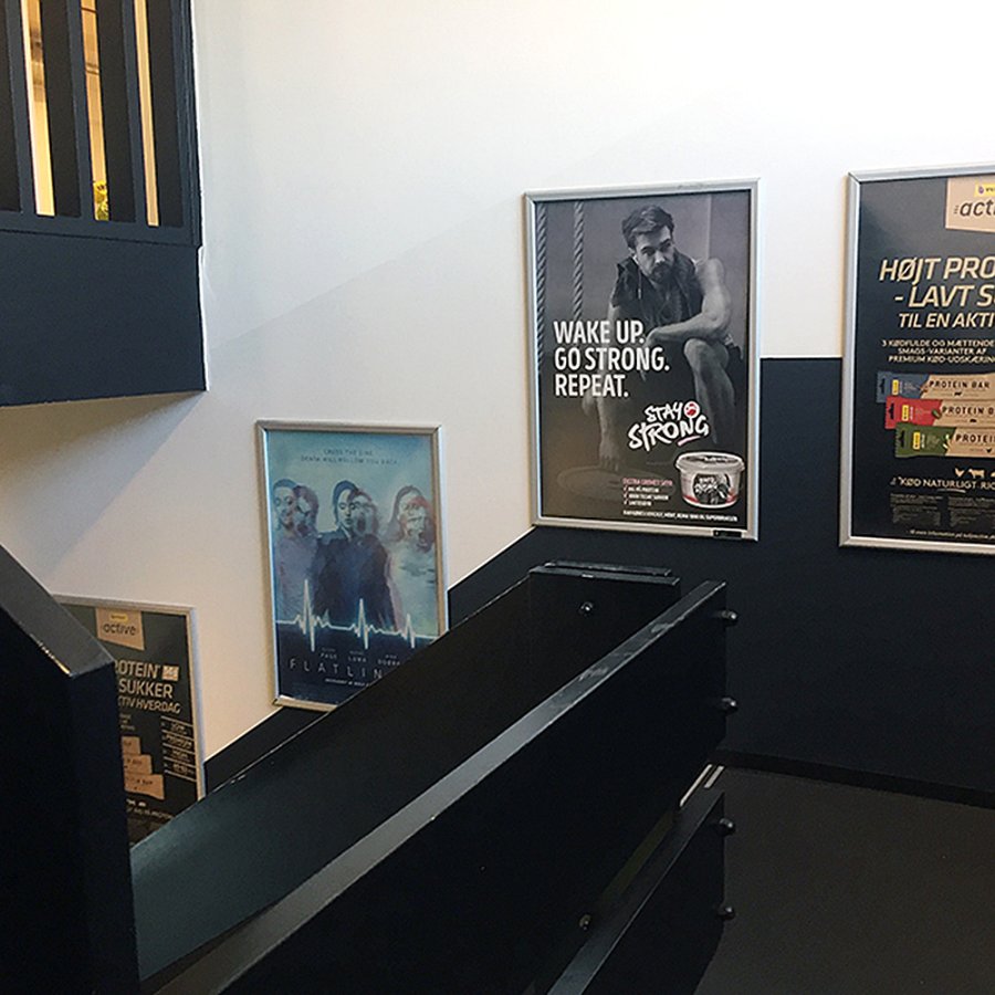 Alu snap frame, 32 mm, A0, silver