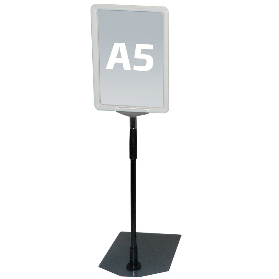 FLEX PLASTICFRAME w/base A5 white