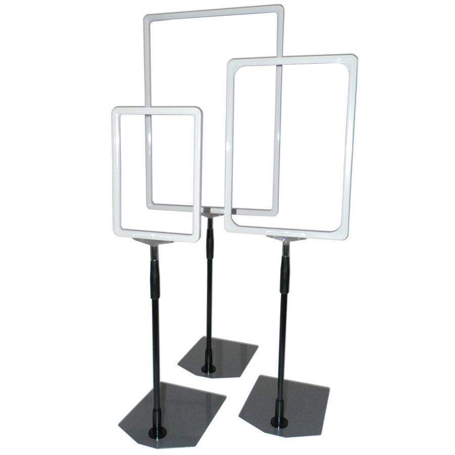 FLEX PLASTICFRAME w/base A5 white