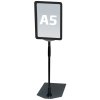 FLEX PLASTICFRAME w/base A5 black #1