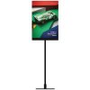 Design Stand table, acrylic holder vertical A4, black #2