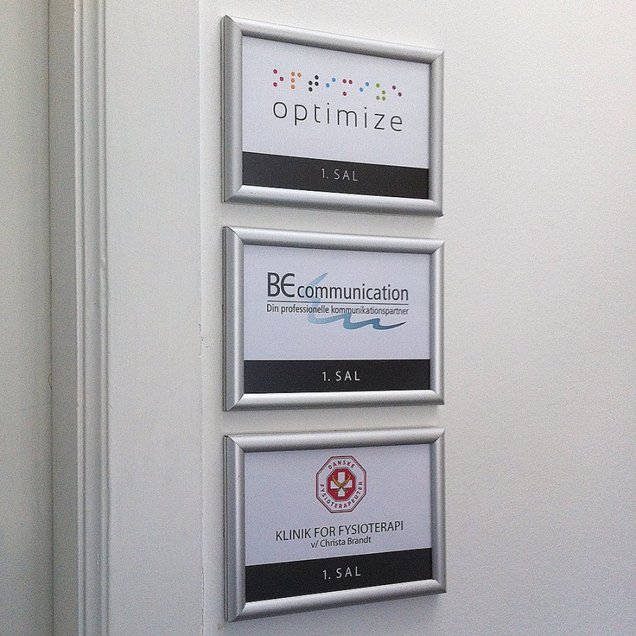 Alu snap frame 15 mm, A5, silver