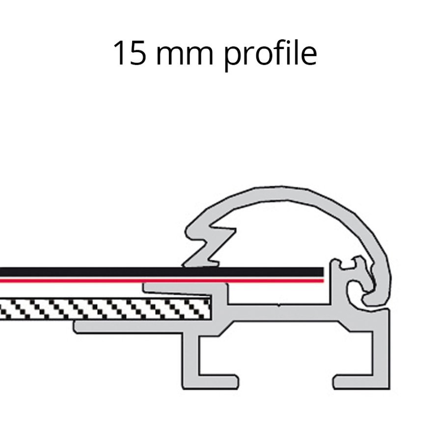 Alu snap frame 15 mm, A4, silver
