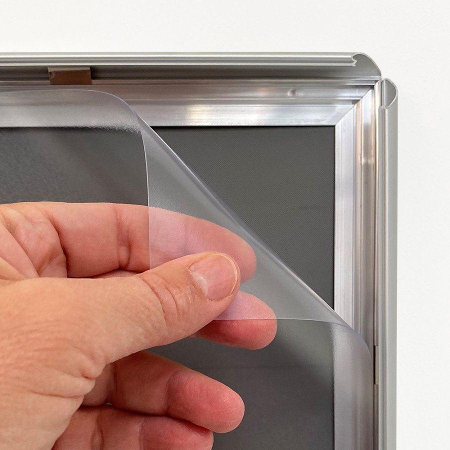 Alu snap frame 15 mm, A2, silver