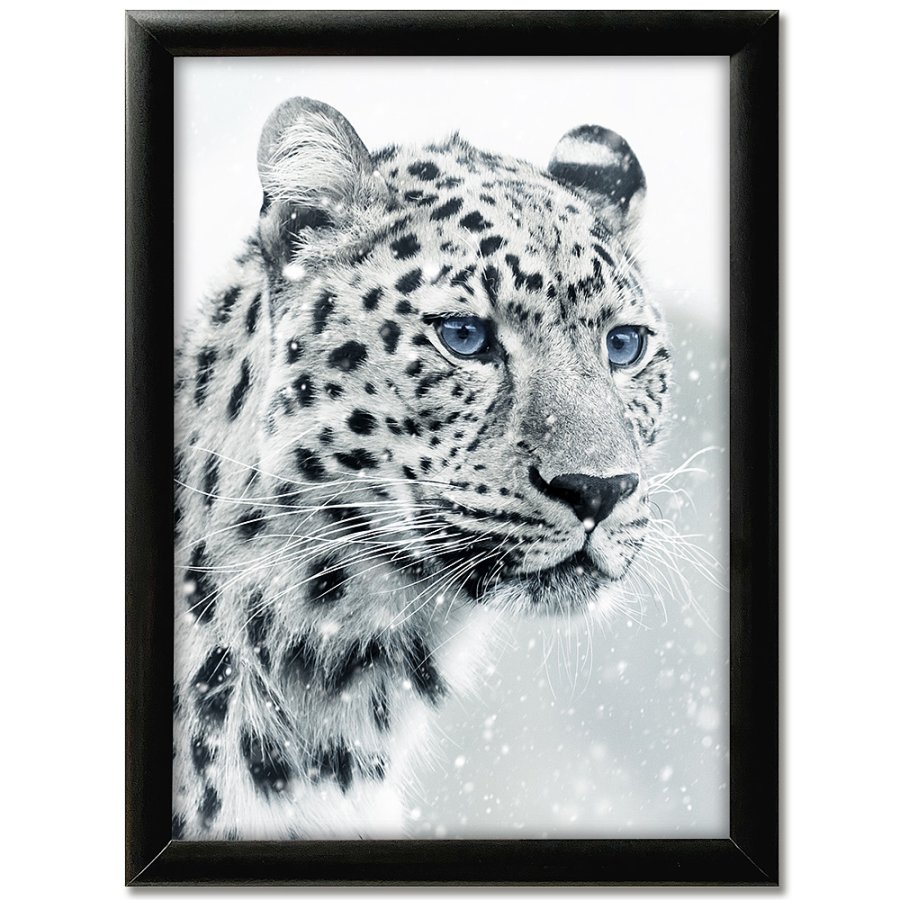 Alu Klapramme, alu/sort, 25 mm profil, A5