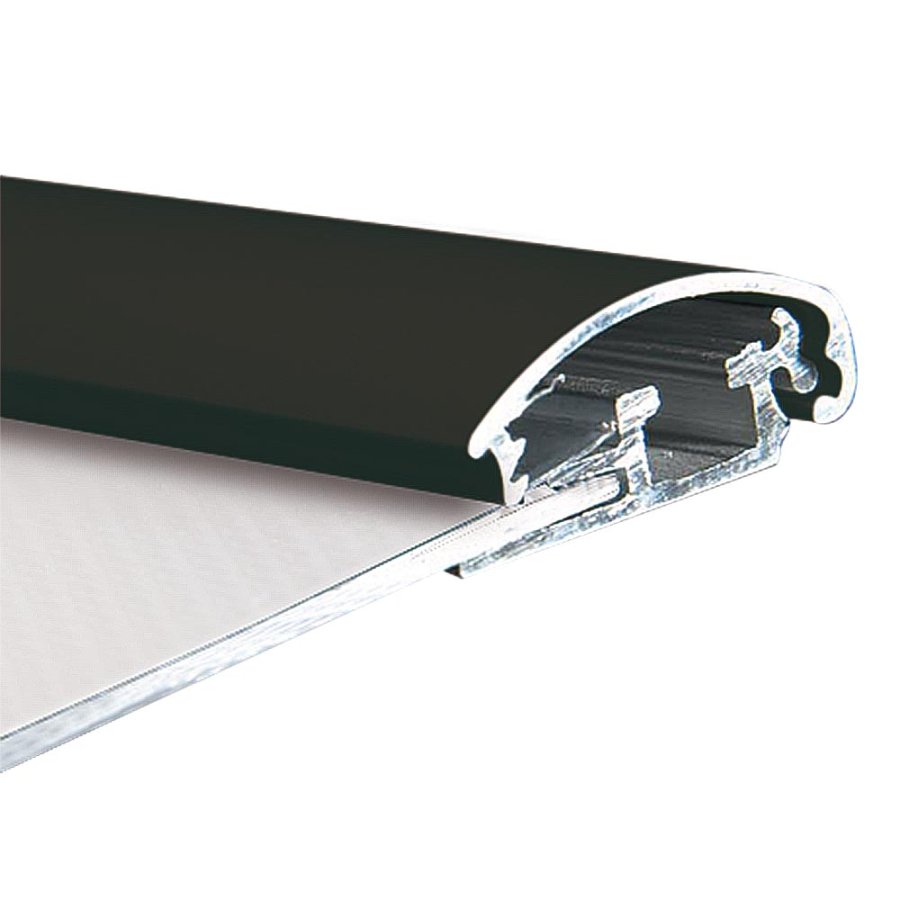 ALU SNAP PROFIL 25mm 3mtr - Black RAL 9005