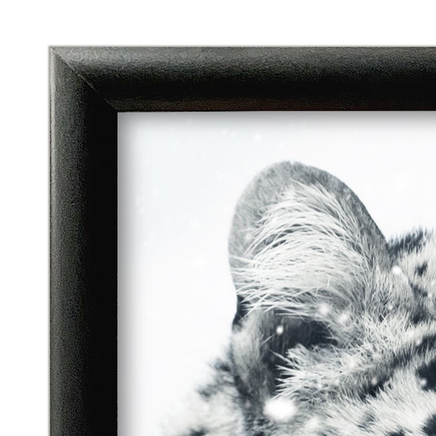 Alu snap frame 25 mm, 70 x 100, black