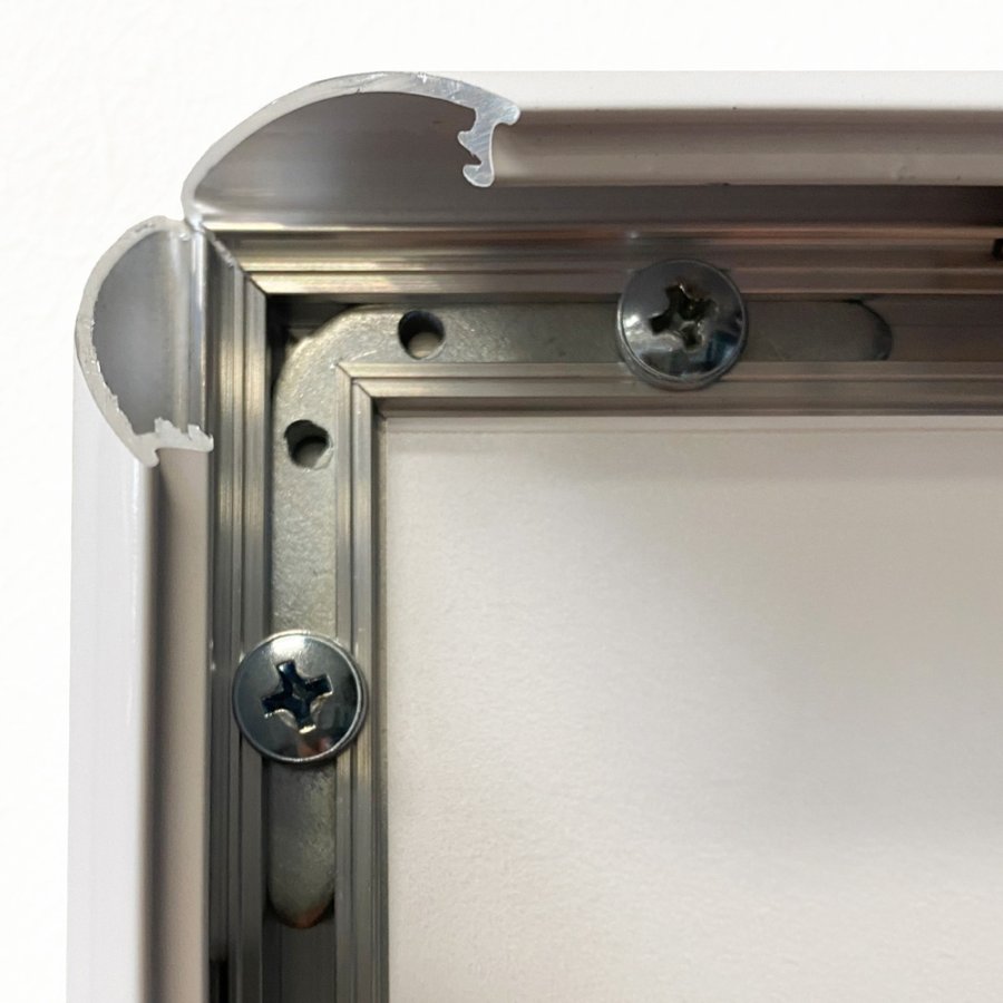 Alu snap frame 25 mm, A2, white
