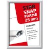 Alu snap frame 25 mm, A1, white #6