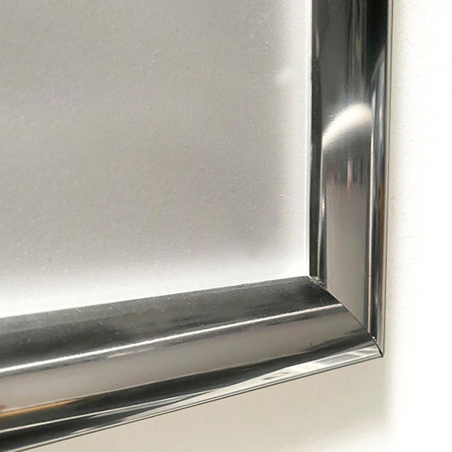 Alu snap frame 25 mm, 50 x 70, chrome