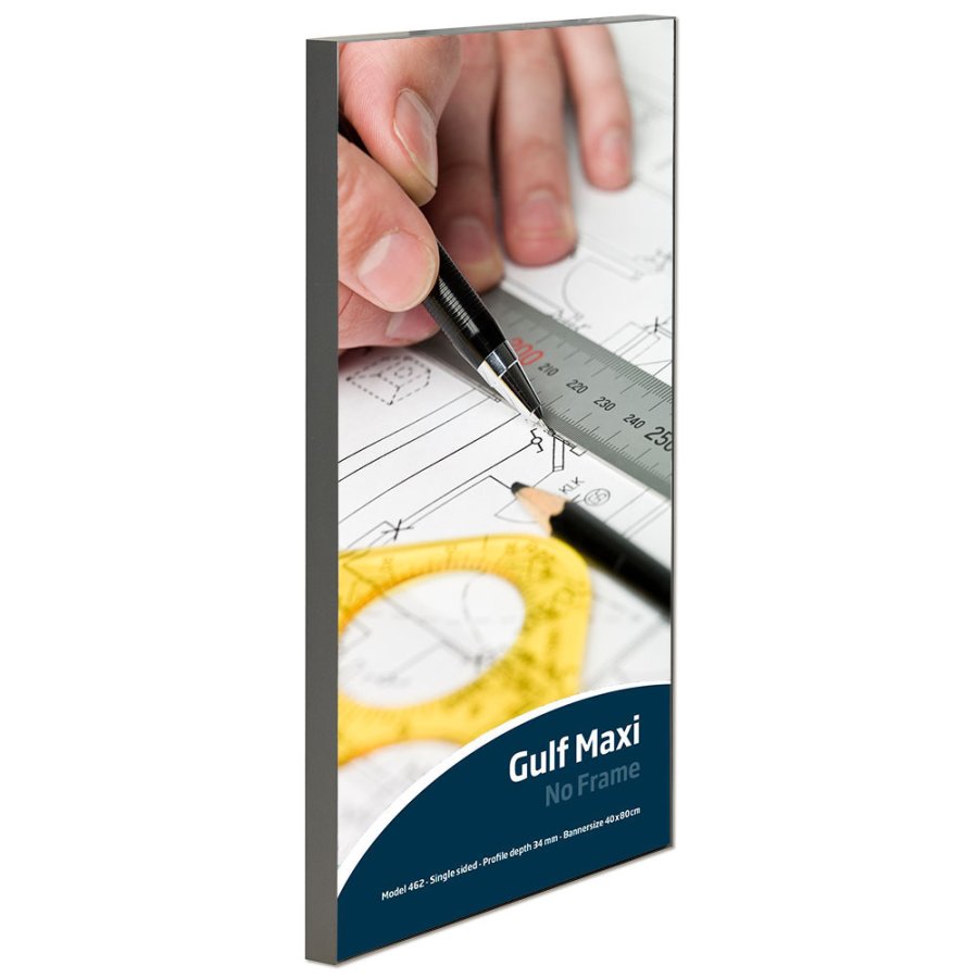 Maxiframe Gulf, single sided, 34 mm, 150 x 200 cm