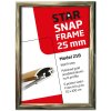 Alu snap frame 25 mm, A2, polished gold #7