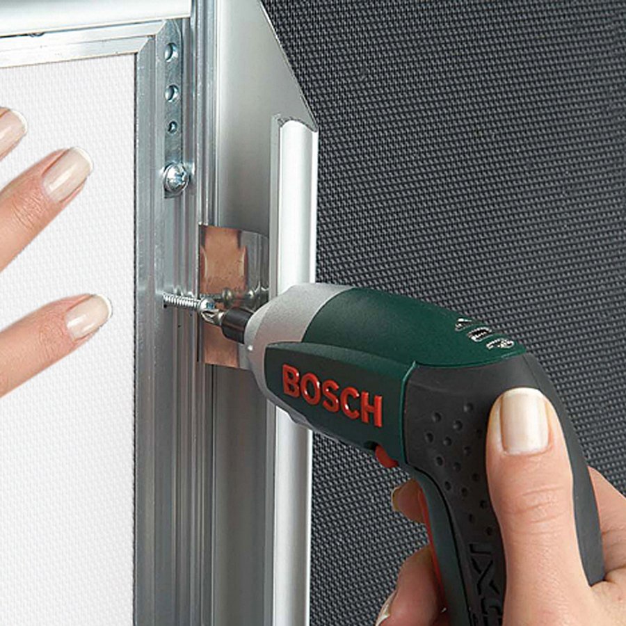 Alu snap frame 25 mm, A1, stainless steel look